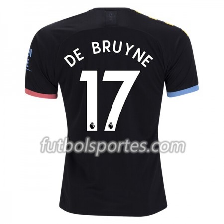 Camisetas Manchester City De Bruyne 17 Segunda Equipacion 2019/2020 